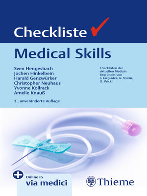 cover image of Checkliste Medical Skills